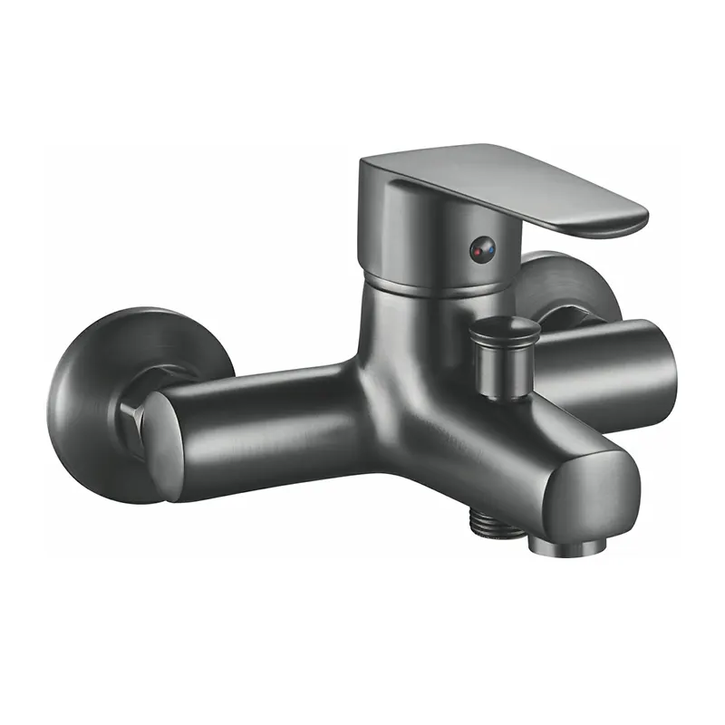 Gunmetal grå badekar armatur