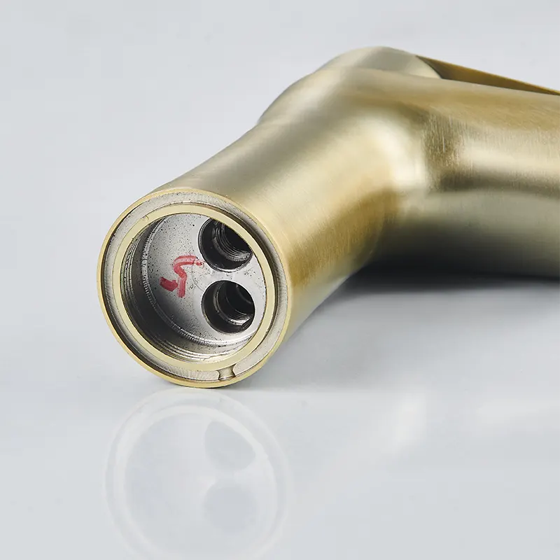 Brushed Gold Basin Faucet